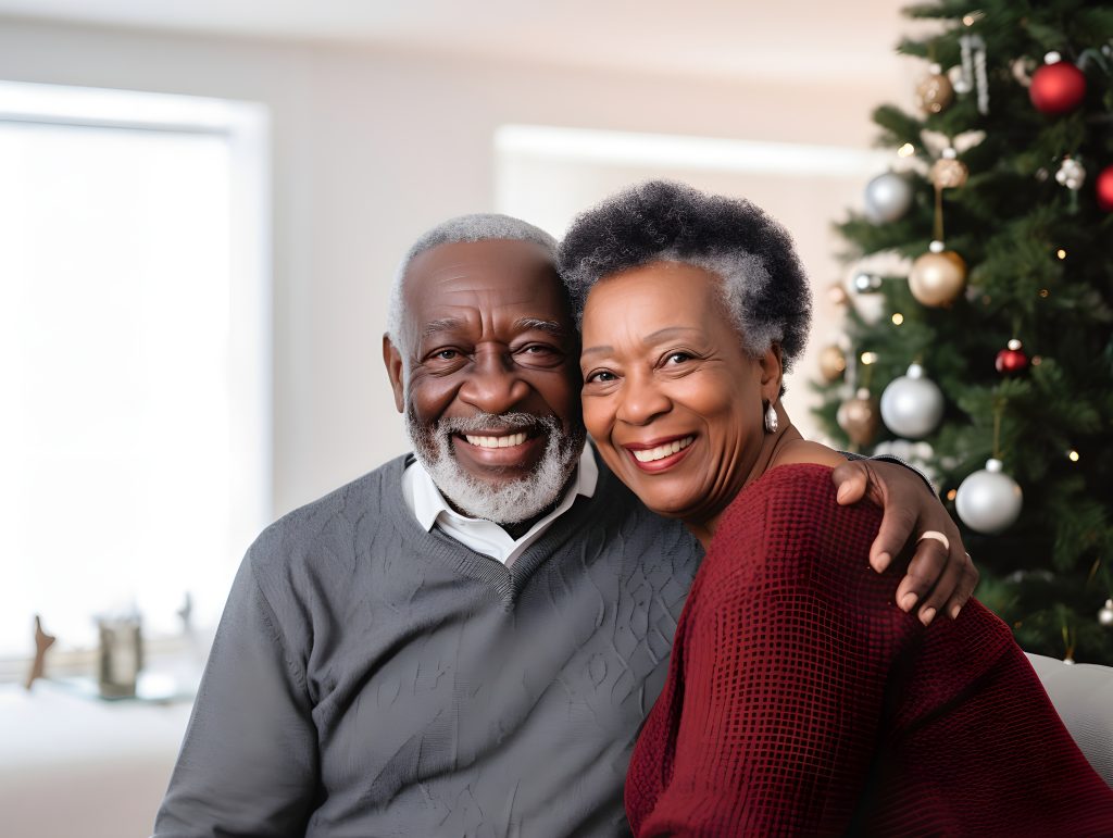 couple celebrating christmas together (1) couple celebrating christmas together (1)