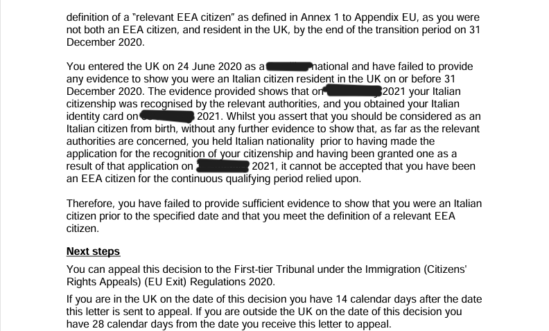 Dual Nationals – Settled Status Refusals and Remedies under the EU Settlement Scheme article 1 pic