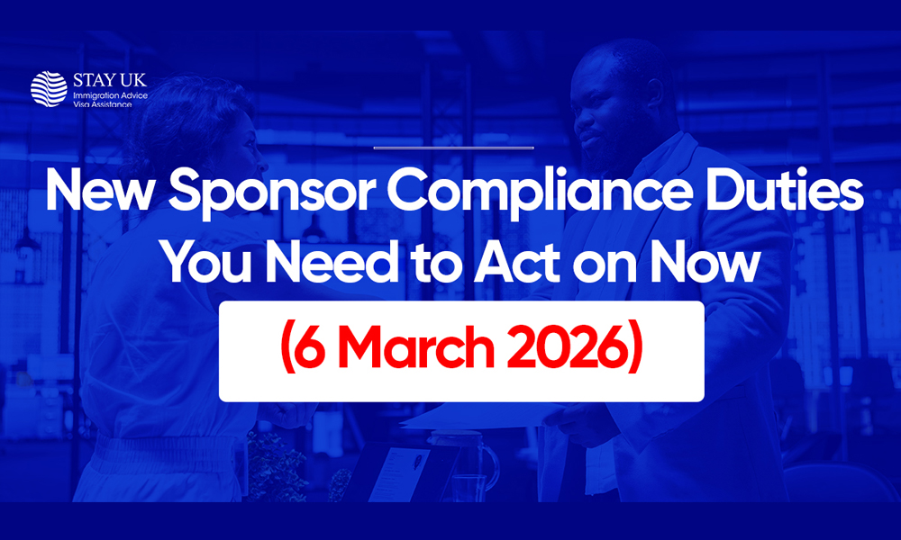 new sponsor compliance duty stayuk